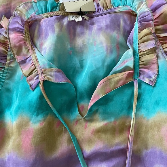 Colorful Tie-Dye Ruffle Dress - Picture 1 of 3